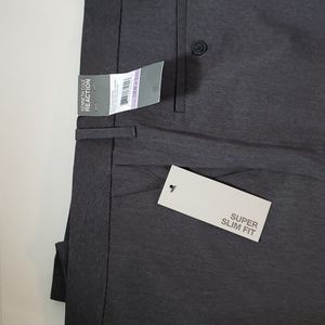 Kenneth Cole grey dress pants 38 by 32 super slim